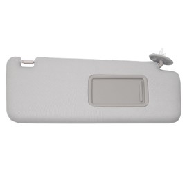 Dasbecan Front Right Passenger Side Sun Visor with Vanity Light Compatible with Toyota 4Runner 2010-2023 Replaces# 74310-35B01-B1 (Gray)
