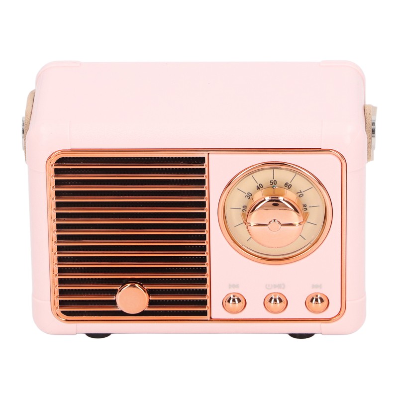 Portable Bluetooth Speaker Mini Compact Wireless Retro Support Radio Program