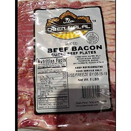 Deen Halal Sliced Beef Bacon 5lb