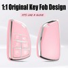 Cacacar Key Fob Cover for Chevy GMC with Keychain, Tahoe