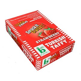 Bonomo Strawberry Turkish Taffy 24ct 36oz