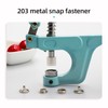 Plastic and Metal Snap Buttons with Snaps Pliers Set,300 Sets