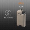 Visol Axis Torch Flat Flame Refillable Gas Butane Lighter, Windproof