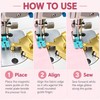 Adjustable Magnetic Seam Guide with Spring Clip for Sewing Machines