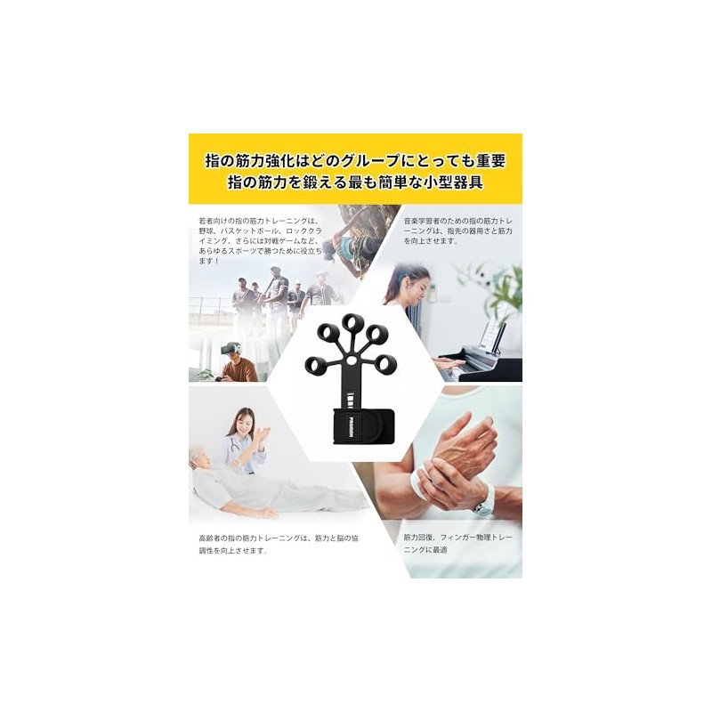 PROIRON Finger Trainer - Black