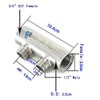 Kingbull 2 Way Distribution Water Manifold Outlet Branches Air Flow