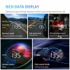 3.5" Car OBD2 HUD Head Up Display Overspeed MPH/KMH Speed