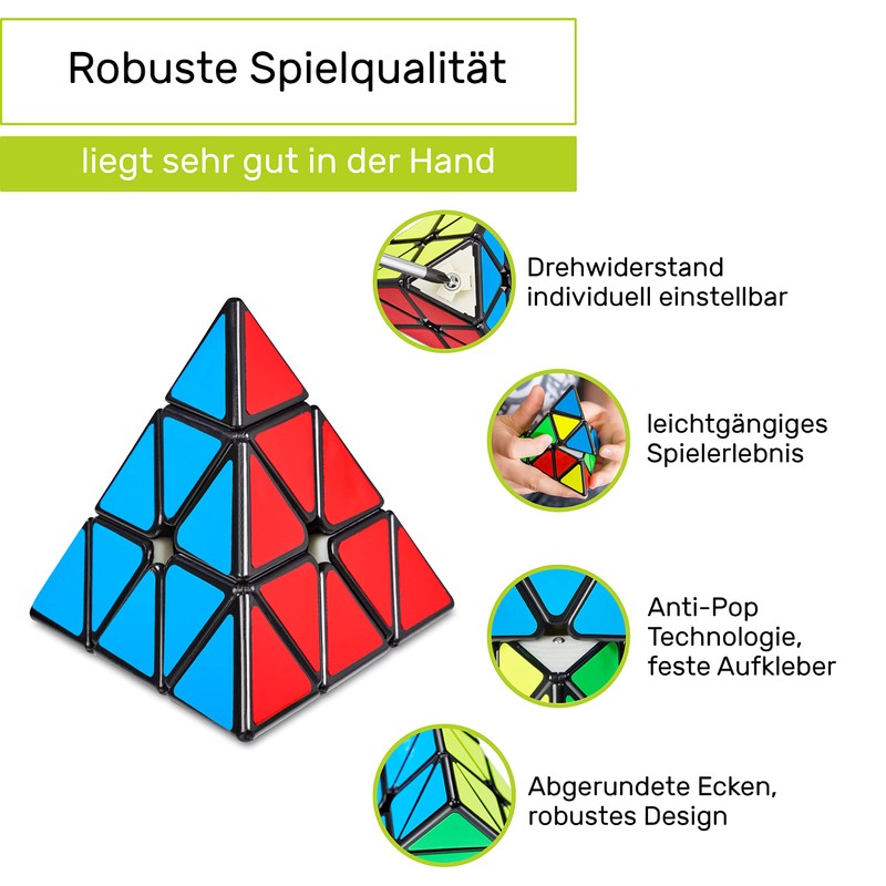 CUBIDI® - Magic Cube Pyramid - Exciting Brainteaser for Children