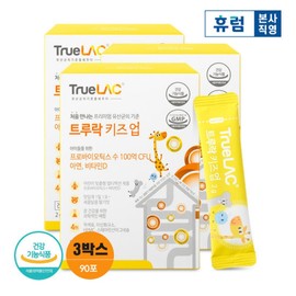 Hurum TruLac Kids Up 90 Packets, 3-Month Supply, Infant and Children's Probiotics / 휴럼 트루락 키즈업 90포 3개월분 유아 어린이 프로바이오틱스