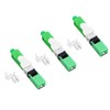 20 Sets Fiber Optic Cold Connector, Low Insertion Loss Wide