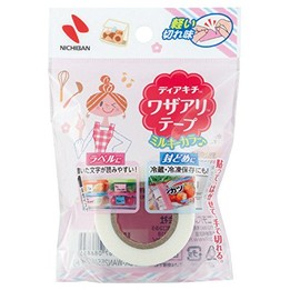Nichiban DK-WAN255 Diakichi Wazaari Tape, Milky Color, White, Set of 10