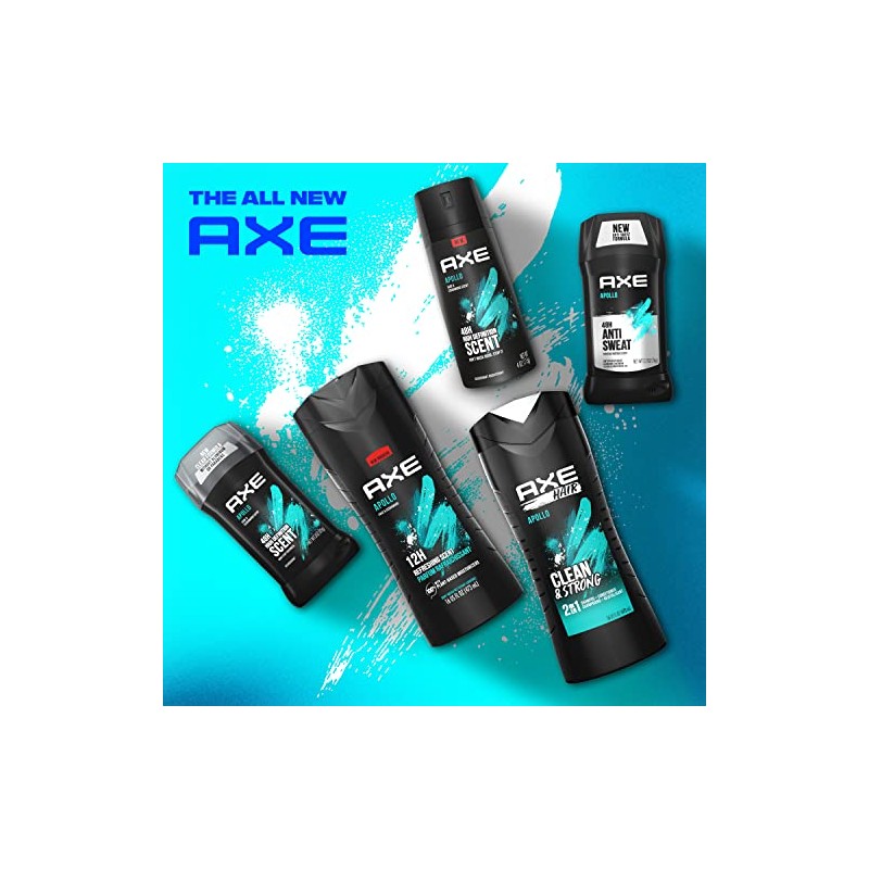 AXE Body Wash for Long Lasting Freshness Apollo Sage &
