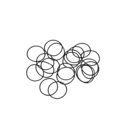 sourcing map Pack of 20 Nitrile Rubber O-Rings Sealing Ring O-Rings Metric Seal 20 mm OD 18 mm ID 1 mm Width
