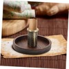 STOBAZA Moxa Sticks Holder Walnut Moxibustion Base for Secure and