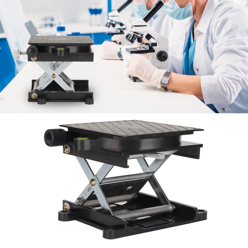 Lifting Platform 360° Rotatable Laboratory Lift Stand Table for Woodworking