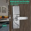 Pionevox Keyless Entry Keypad Door Lock with Handle-Digital Smartcode for