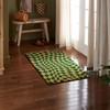 TOWN & COUNTRY TERRA Emmett Groovy Checkerboard Door Mat, Natural