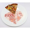 CRISTALICA Pizza Plate Flat I Love Pizza Plate 33 cm