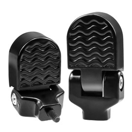 XIDAODIT Ebike Foot Pegs,Mini Foldable 8MM Universal Motorcycle Foot Rest,Rear Passenger Anti-Skid Footrests for Super 73 S1 S2 RX