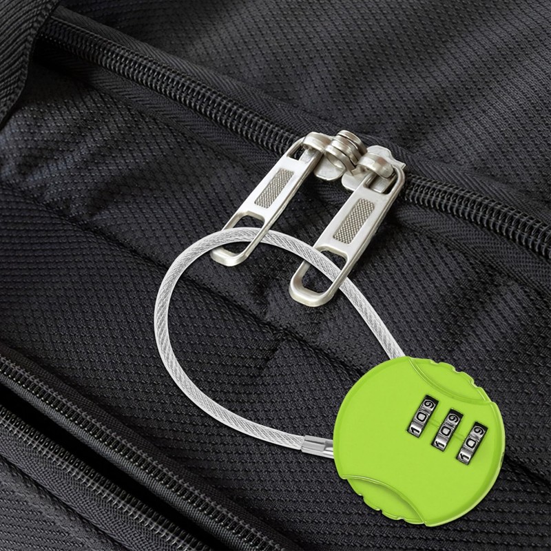 Gadpiparty Pack of 10 Combination Lock, 3 Sets Passwords, Luggage