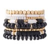 GOOJIDS Surfer Heishi Clay Bead Bracelets for Women Bohemian Stackable