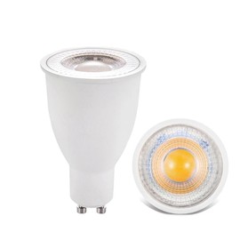 AKSPET Lights 10pcs/lot LED GU10 Lamp 8W/10W LED Spotlight Plastic + Aluminium No Flicker Bulbs Household Bulbs (Color : 6000K White, Size : 10W)