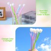 MAQUITA 100 Pieces Color Changing Flower Pens Bulk, Rose Gel