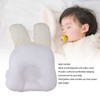 Baby Pillow Recessed Rabbit Ear Shaped 21.5cm Width Soft Breathable