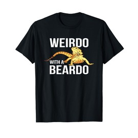 Weirdo with a Beardo, retro vintage Bearded Dragon T-Shirt