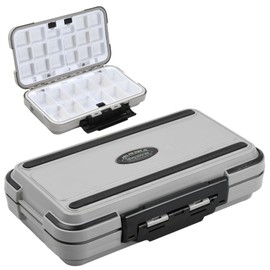 Fishing Plastic Tackle Box, Fishing Accessories Storage Box, 30 Compartments Waterproof Fishing Box, Hardbait Box, Storage Boxes Fishing, Fishing Bait Box, Fishing Fishing Accessories (Grey)
