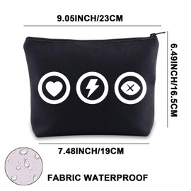 RDR2 Makeup Bag Arthur Fans Gifts Cores Stamina & Dead Eye Gifts RDR2 Merchandise RDR2 Arthur Zipper Bag (HeartBlack UK)