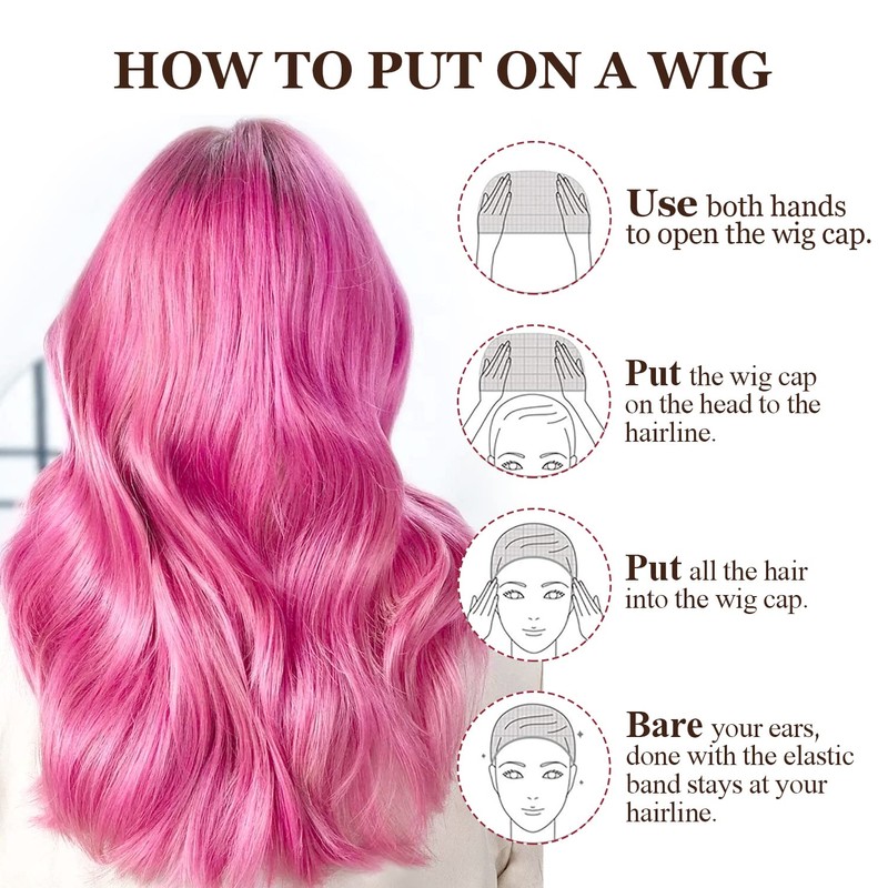 MORGLES Wig Cap, 6 Pcs Stretchy Nylon Wig Caps Stocking