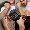 Rajputana Gold Chain Bracelets for Men Boys, S925 Sterling Silver