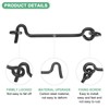 M METERXITY 5-Pack Hook and Eye Latch for Door 3
