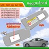 RedOrchard Driver & Passenger Side Sun Visor Both with Makeup