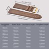 BISONSTRAP Leather Watch Band 23mm, Antique Watch Straps for Men,