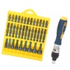 36Pcs Screwdriver Set Magnetic Rotatable Base 1/4 Socket Ratchet Screwdriver