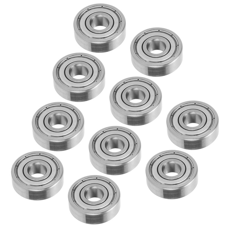 10Pcs Ball Bearings Stainless Steel WearResistant Quiet Skateboard Driver Accessories