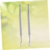 Baluue 2sets Foot Scraper Remover Nail Cuticle Remover Tool Professional