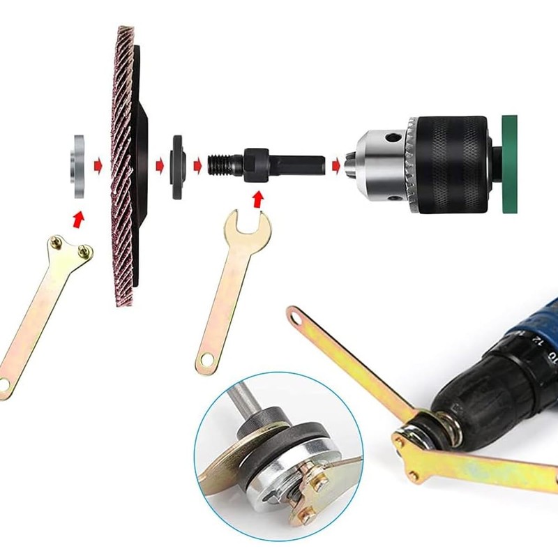 AIMALL Drill to Angle Grinder Converter, Metal Conversion Rod with
