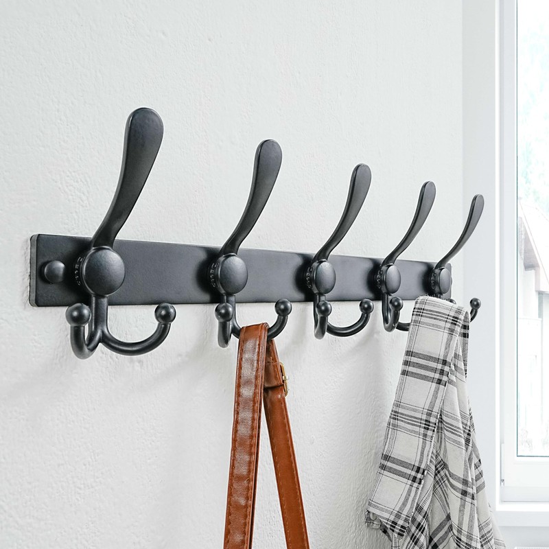 Dseap Coat Rack Wall Mount 2.0 Pro: Heavy Duty 300%