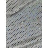 wowfabric4less123 White Silver Iridescent Hologram Stretch Spandex Fabric 54” Width