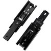 Prmape 2 x drawer runners, 100 mm, drawer pull-out rails,