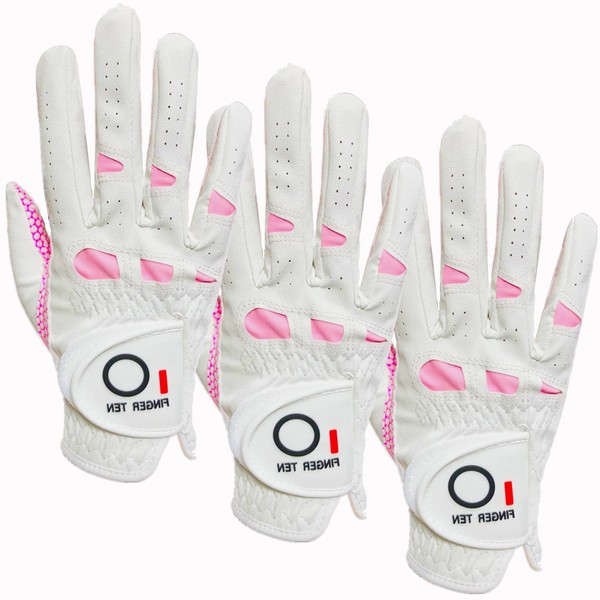 Golf Gloves Women Left Hand 3 Pack Right Handed Golfer