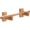 TOBWOLF 2PCS Baseball Bat Wall Mount Display Rack, Horizontal Display