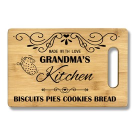 CGBHW Grandma Gifts Cutting Board, Grandparents Day Gifts, Best Mimi Gifts, Great Nanny Gifts from Granddaughter Grandson Grandkids Grandchildren Wooden Chopping Board Cutting Boards for Kitchen