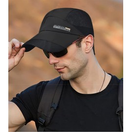 Detwen Breathable Outdoor Cap, Thin Baseball Cap, Lightweight and Quick-Drying Caps with Mesh, navy blue