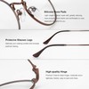 Small Metal Round Reading Glasses for Women Men Classic Vintage