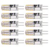 10Pcs G4 LED Bulbs 24LED 1.2W Bi Pin Light Source