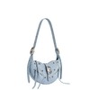 JW PEI Women's Tessa Shoulder Bag, Denim Embossed Blue